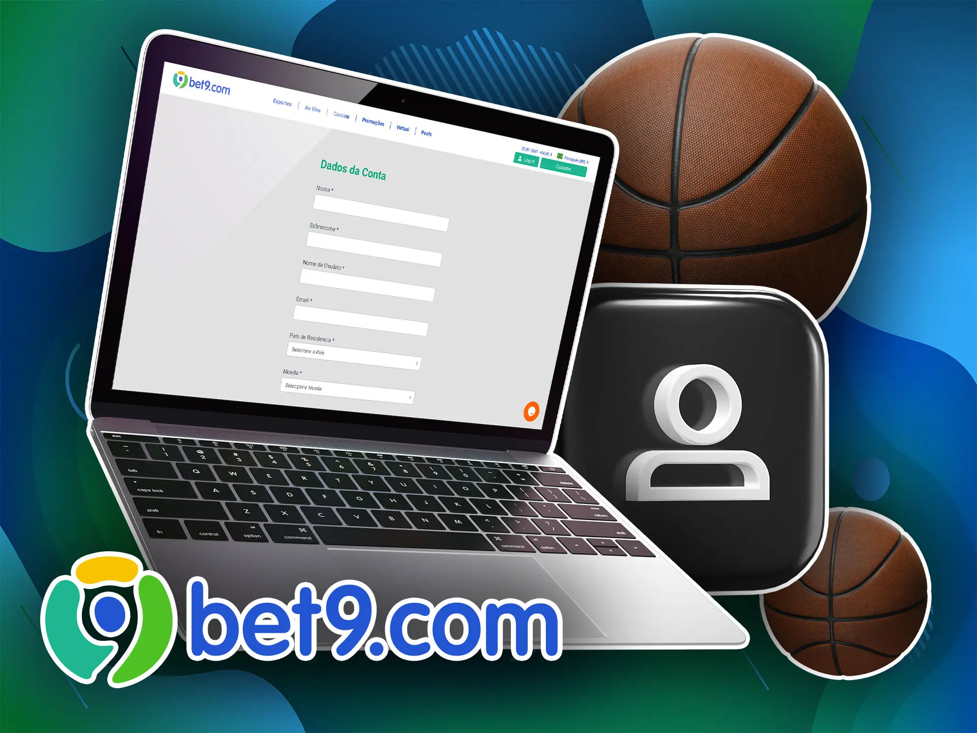 Crie uma conta no Bet9, faça seu primeiro depósito e comece a apostar no basquete.