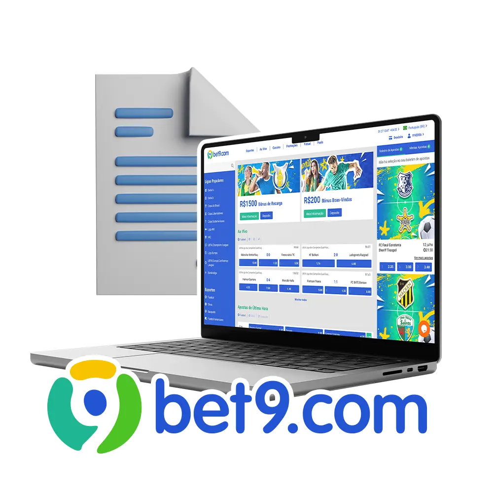 Saiba mais sobre a empresa de apostas Bet9.
