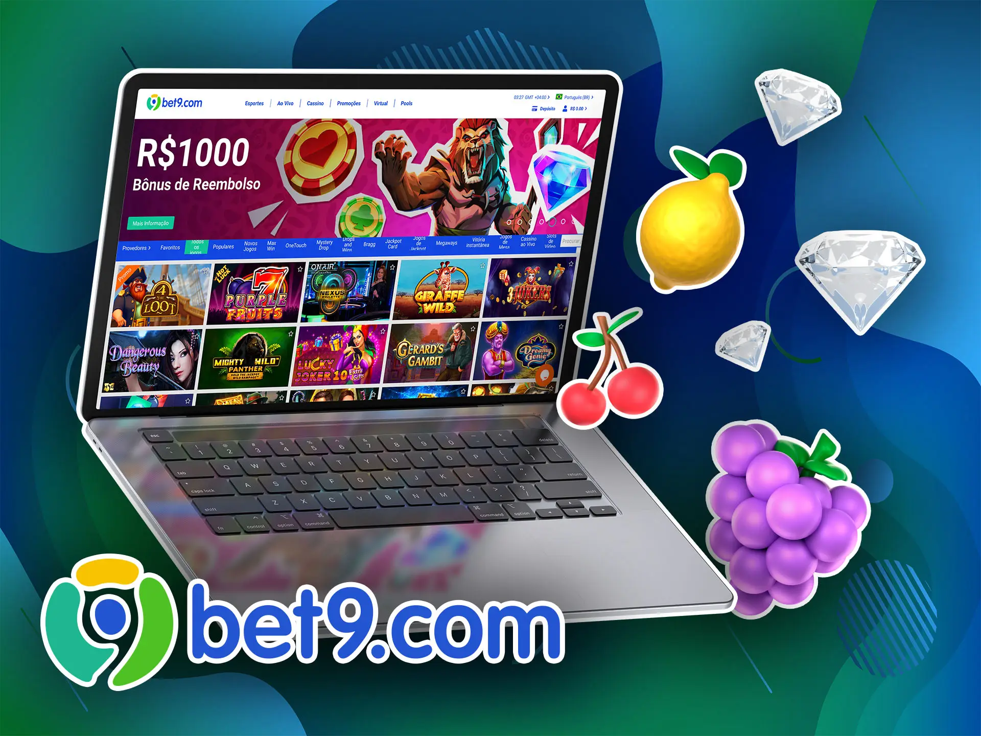 No Bet9 Casino, você encontrará caça-níqueis com temas completamente diferentes.