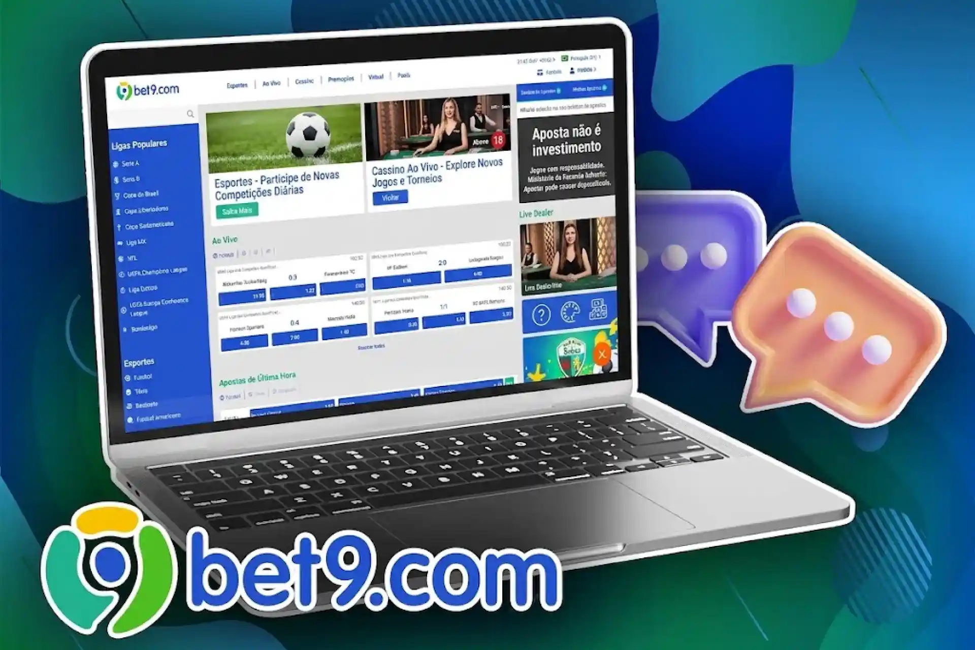 O site tem um serviço de bate-papo on-line 24 horas por dia, 7 dias por semana, onde você pode fazer todas as suas perguntas.