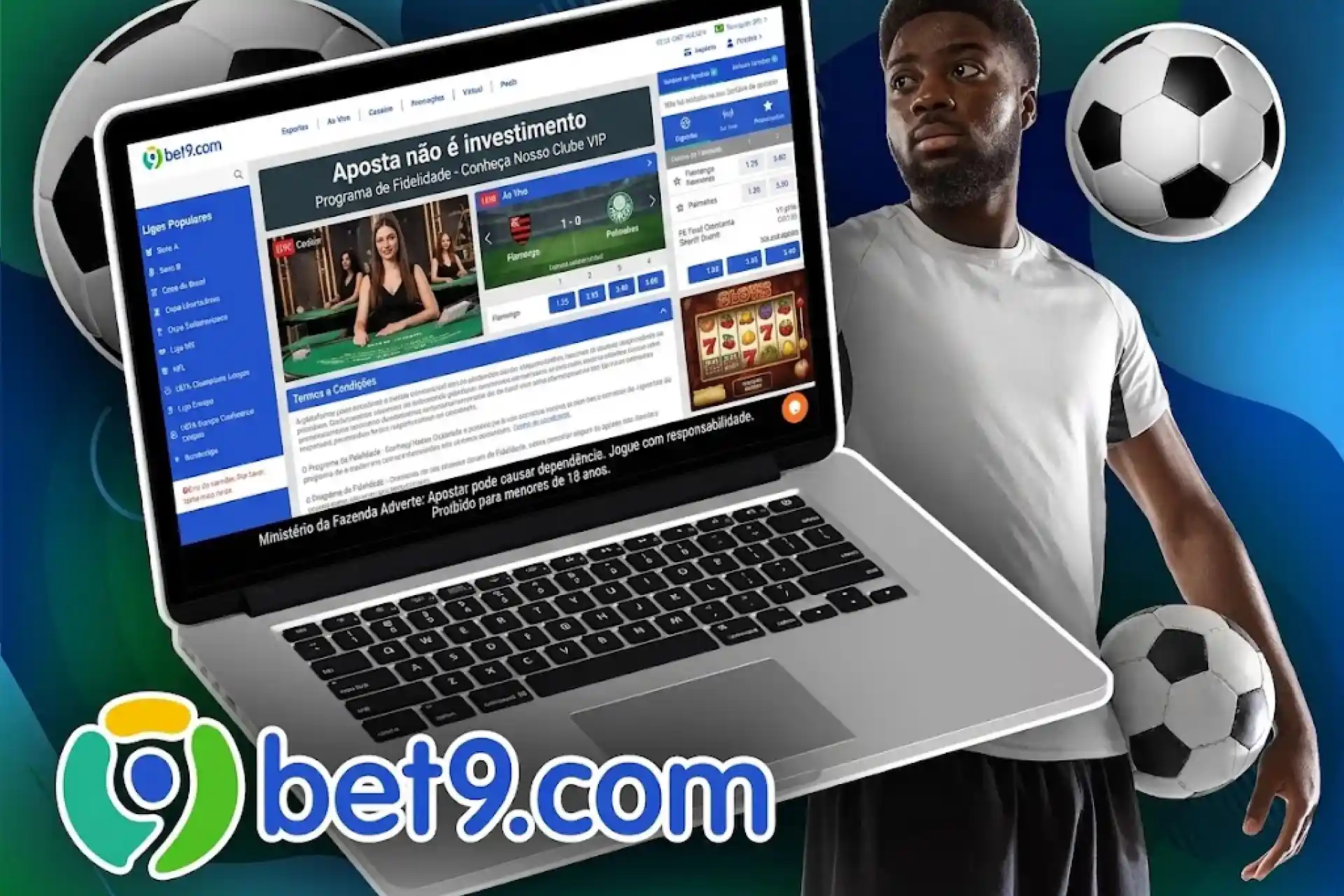 Ganhe um bônus de até 100% no seu primeiro depósito no Bet9.