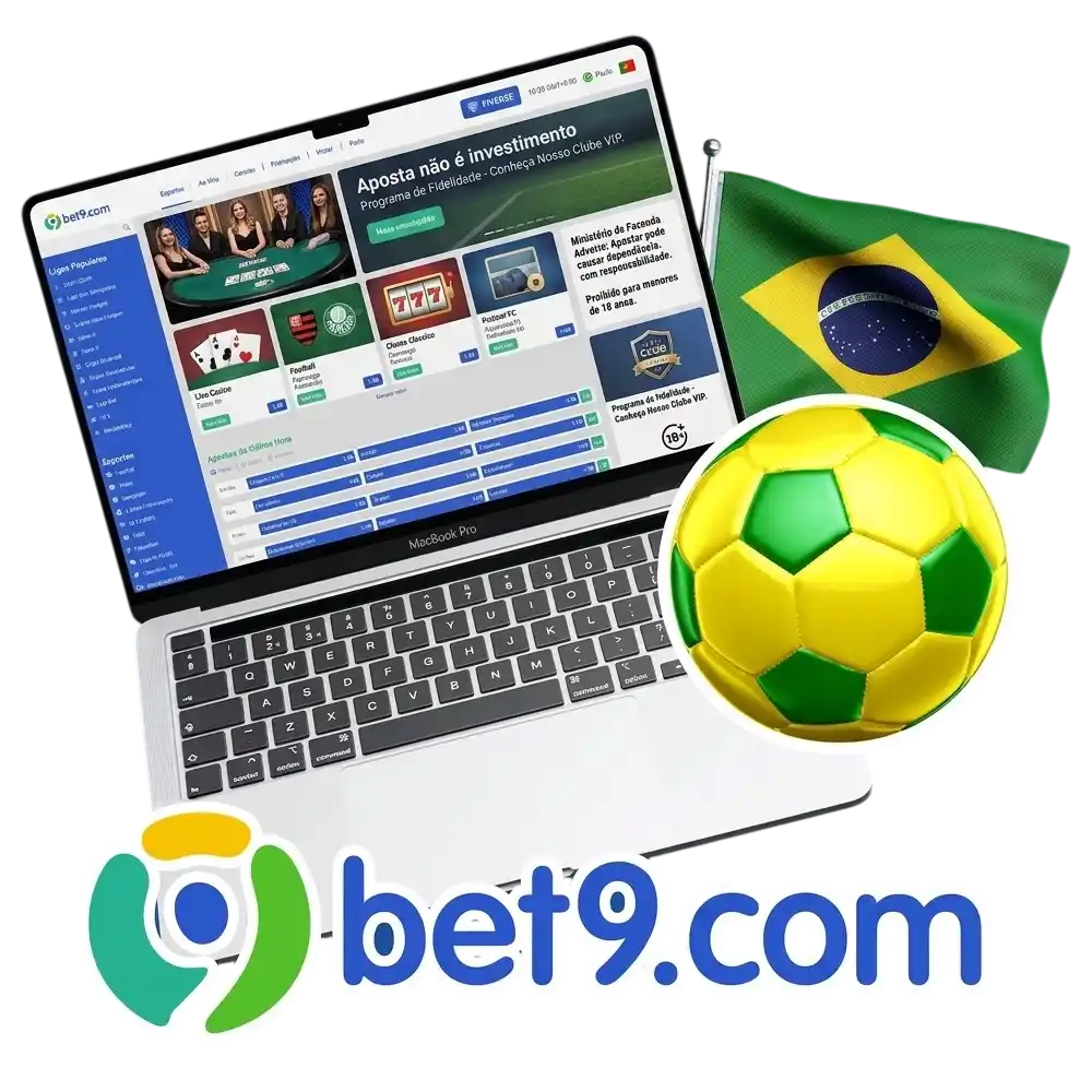 O Bet9 Brasil oferece apostas online e vários jogos de casino.